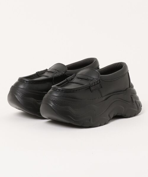 CONVERSE(コンバース)の「converse コンバース ALL STAR CITYHIKE LOAFER レディースローファースニーカー 厚底(オールスターシティハイクローファー)(スニーカー・レディース・ブラック/ブラック×ブラック・22.5cm/23.0cm/23.5cm/24.0cm/24.5cm/25.0cm)」の2枚目の写真