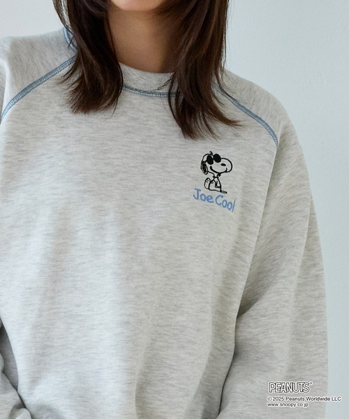 PEANUTS SNOOPY】別注 ピーナッツ スヌーピー ヴィンテージライク 刺繍