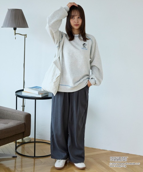 PEANUTS SNOOPY】別注 ピーナッツ スヌーピー ヴィンテージライク 刺繍