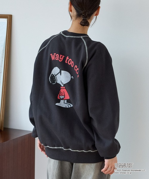 PEANUTS SNOOPY】別注 ピーナッツ スヌーピー ヴィンテージライク 刺繍