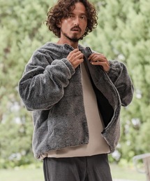 スローブイエナ　ジップアップ　ブルゾン　ナイロンジャケット　ノーカラー スローブイエナ ジップアップ ブルゾン ナイロンジャケット ノー