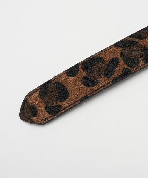 CIAOPANIC（チャオパニック）の「【neutral by ciaopanic】レオパードゴールドバックルベルト（ベルト・レディース・キャメル・ONE SIZE）」の8枚目の写真