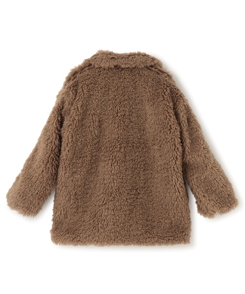 by LOVEiT（バイラビット）の「リボンポイントファーブルゾン（ブルゾン・キッズ・ベージュ/モカ・150cm/130cm/160cm/140cm/120cm）」の8枚目の写真