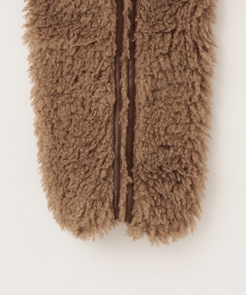 by LOVEiT（バイラビット）の「リボンポイントファーブルゾン（ブルゾン・キッズ・ベージュ/モカ・150cm/130cm/160cm/140cm/120cm）」の10枚目の写真