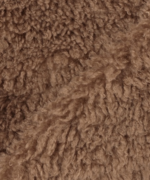 by LOVEiT（バイラビット）の「リボンポイントファーブルゾン（ブルゾン・キッズ・ベージュ/モカ・150cm/130cm/160cm/140cm/120cm）」の14枚目の写真