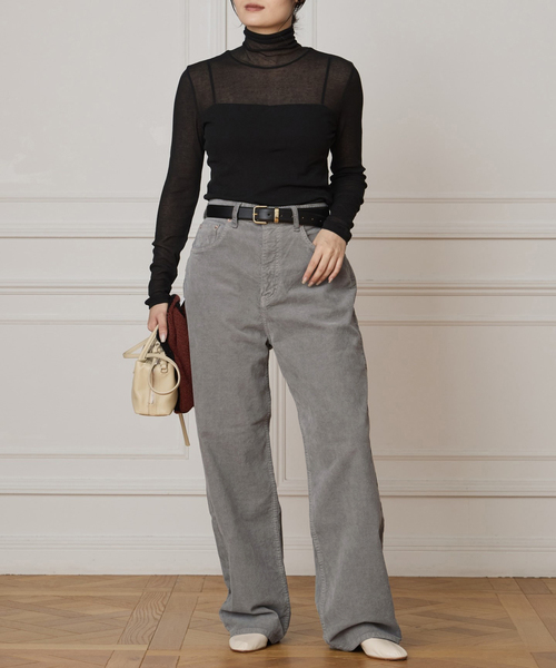 RED CARD TOKYO（レッドカード）の「RED CARD TOKYO/ レッドカード トーキョー DACOTA 15W43201GRY（その他パンツ・レディース・チャコールグレー・26/25/24）」の4枚目の写真