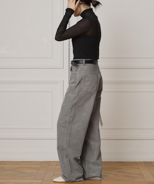 RED CARD TOKYO（レッドカード）の「RED CARD TOKYO/ レッドカード トーキョー DACOTA 15W43201GRY（その他パンツ・レディース・チャコールグレー・26/25/24）」の5枚目の写真