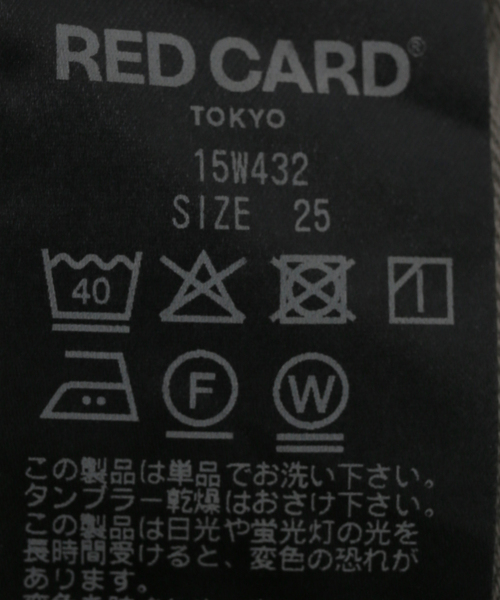 RED CARD TOKYO（レッドカード）の「RED CARD TOKYO/ レッドカード トーキョー DACOTA 15W43201GRY（その他パンツ・レディース・チャコールグレー・26/25/24）」の15枚目の写真