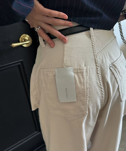 セール】corduroy loose asymmetry notch PT（その他パンツ