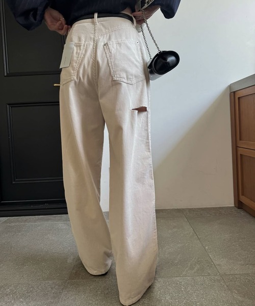 セール】corduroy loose asymmetry notch PT（その他パンツ