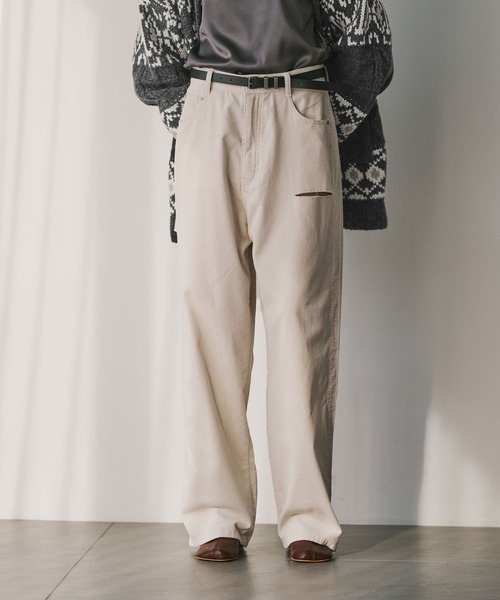 セール】corduroy loose asymmetry notch PT（その他パンツ