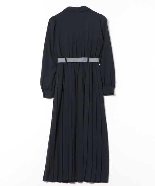 プリーツボウタイシャツロングワンピース（ワンピース）｜REDYAZEL