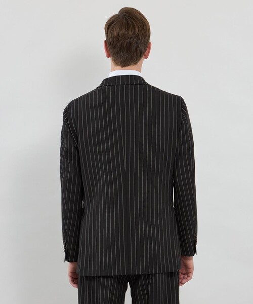 MACKINTOSH LONDON（マッキントッシュ ロンドン）の「【ANGELICO/アンジェリコ】ピンストライプ ダブルブレステッド4Bジャケット（テーラードジャケット・メンズ・ブラック・38/40）」の5枚目の写真