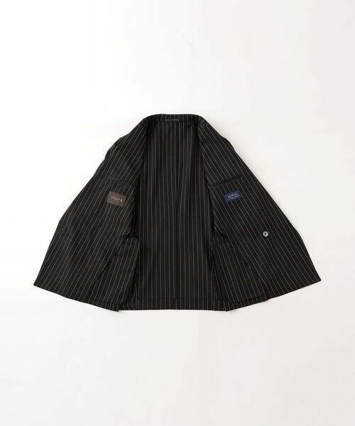 MACKINTOSH LONDON（マッキントッシュ ロンドン）の「【ANGELICO/アンジェリコ】ピンストライプ ダブルブレステッド4Bジャケット（テーラードジャケット・メンズ・ブラック・38/40）」の10枚目の写真