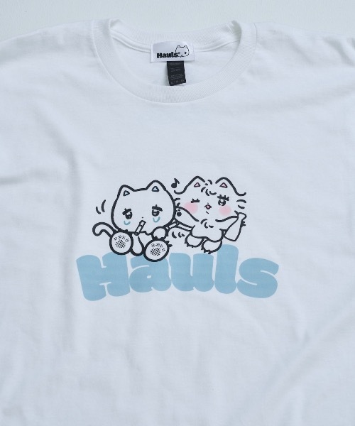Hauls(ハウルズ)の「双子ちゃんなかよちBIGロンTEE(Tシャツ/カットソー・レディース・ブラック/ホワイト・FREE)」の10枚目の写真