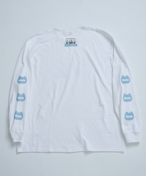 Hauls(ハウルズ)の「双子ちゃんなかよちBIGロンTEE(Tシャツ/カットソー・レディース・ブラック/ホワイト・FREE)」の12枚目の写真