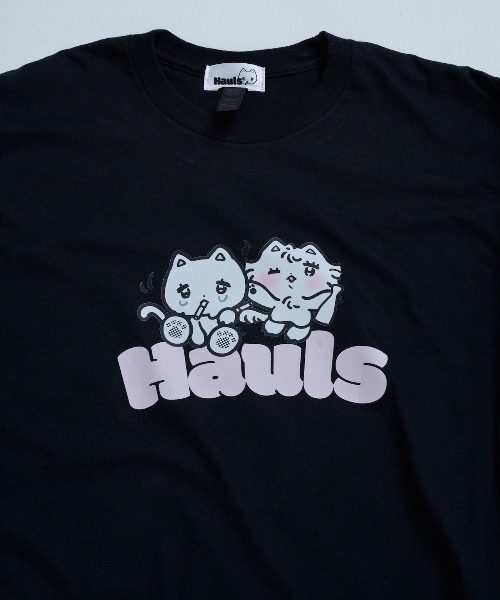 Hauls(ハウルズ)の「双子ちゃんなかよちBIGロンTEE(Tシャツ/カットソー・レディース・ブラック/ホワイト・FREE)」の15枚目の写真
