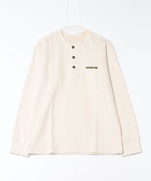 GREEN BOWL（グリーンボウル）の「【GREEN BOWL】Military Henley-neck L/S T-shirts（Tシャツ/カットソー）」