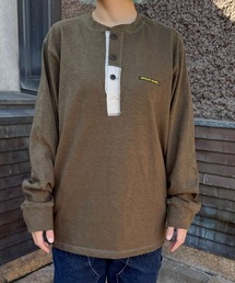 GREEN BOWL | 【GREEN BOWL】Military Henley-neck L/S T-shirts(Tシャツ/カットソー)