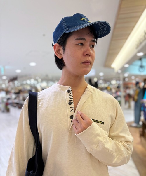 GREEN BOWL（グリーンボウル）の「【GREEN BOWL】Military Henley-neck L/S T-shirts（Tシャツ/カットソー・メンズ・キナリ/ネイビー/オリーブ/オフホワイト・L/M）」の9枚目の写真