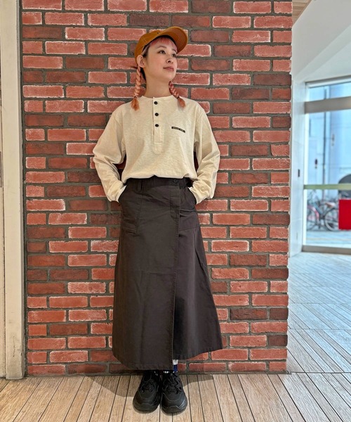 GREEN BOWL（グリーンボウル）の「【GREEN BOWL】Military Henley-neck L/S T-shirts（Tシャツ/カットソー・メンズ・キナリ/ネイビー/オリーブ/オフホワイト・L/M）」の12枚目の写真