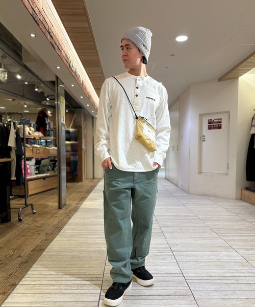 GREEN BOWL（グリーンボウル）の「【GREEN BOWL】Military Henley-neck L/S T-shirts（Tシャツ/カットソー・メンズ・キナリ/ネイビー/オリーブ/オフホワイト・L/M）」の10枚目の写真