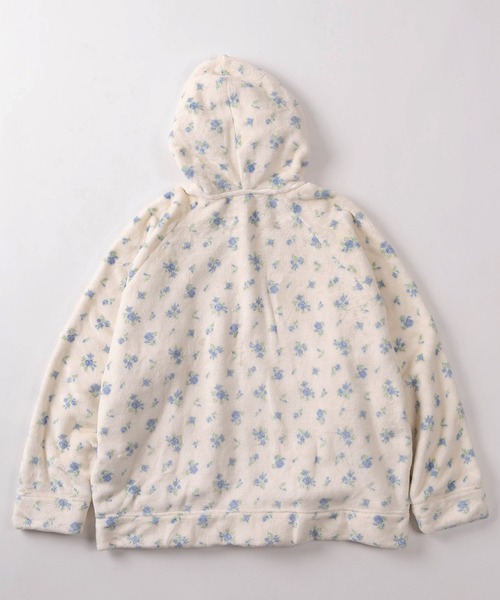 JEMORGAN（ジェーイーモーガン）の「【87】【JEMORGAN/ジェーイーモーガン】花柄 フリース ジップパーカー（パーカー・レディース・パープル/ピンク/ブルー・FREE）」の5枚目の写真