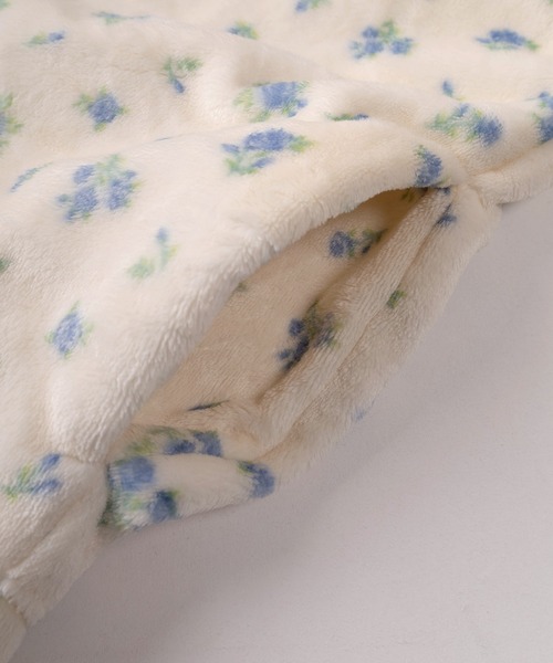 JEMORGAN（ジェーイーモーガン）の「【87】【JEMORGAN/ジェーイーモーガン】花柄 フリース ジップパーカー（パーカー・レディース・パープル/ピンク/ブルー・FREE）」の9枚目の写真