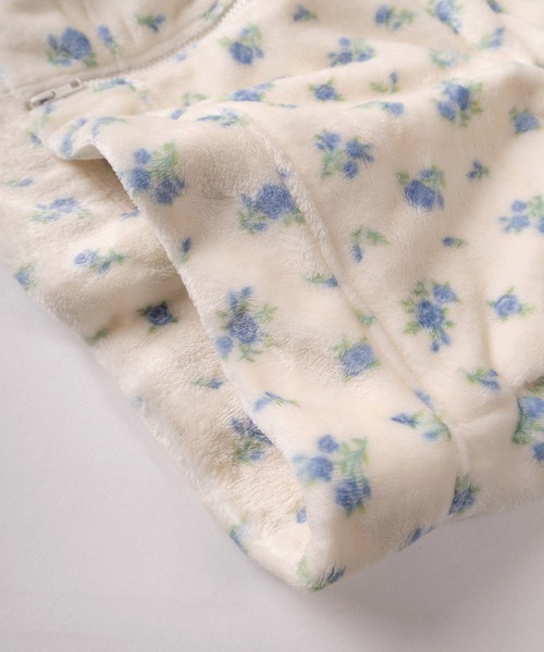 JEMORGAN（ジェーイーモーガン）の「【87】【JEMORGAN/ジェーイーモーガン】花柄 フリース ジップパーカー（パーカー・レディース・パープル/ピンク/ブルー・FREE）」の10枚目の写真