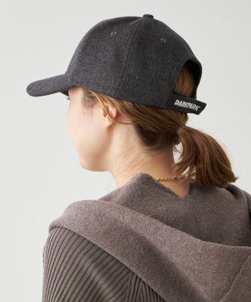 DARKPARK/ダークパーク】EMBROIDERED WOOL BASEBALL CAP（ハット