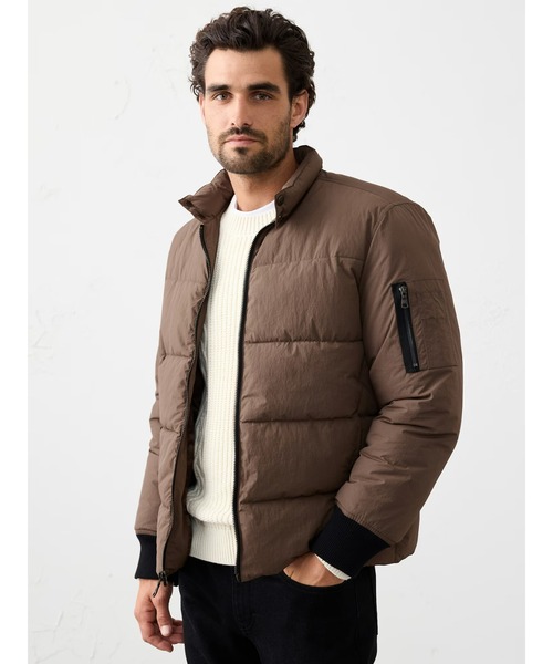 BANANA REPUBLIC FACTORY STORE(バナナリパブリック ファクトリーストア)の「BANANA REPUBLIC FACTORY STORE ユーティリティ パファージャケット(ダウンジャケット/コート・メンズ・カーキ/ブラック・S/M/L/XL)」の2枚目の写真