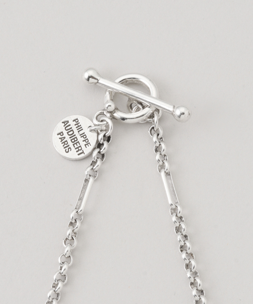 IENA（イエナ）の「PHILIPPE AUDIBERT/フィリップ・オーディベール CO6317 Duren necklace ネックレス（ネックレス・レディース・シルバー・FREE）」の3枚目の写真