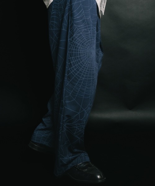 Subciety（サブサエティ）の「Spiderweb slacks（スラックス・メンズ・ブラック/ネイビー・SMALL/MEDIUM/LARGE/X-LARGE）」の12枚目の写真