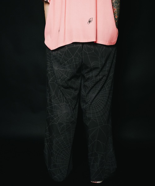 Subciety（サブサエティ）の「Spiderweb slacks（スラックス・メンズ・ブラック/ネイビー・SMALL/MEDIUM/LARGE/X-LARGE）」の8枚目の写真