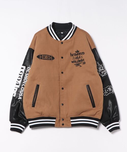 DC SHOES(ディーシーシューズ)の「25 VARSITY JACKET/DCメルトンスタジャン(その他アウター・メンズ・ブラック/ベージュ・SMALL/X-LARGE/LARGE/MEDIUM)」の16枚目の写真