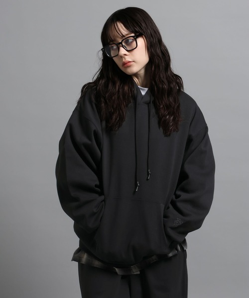 GEORGE'S(ジョージズ)の「カットダンボールパーカー(パーカー・メンズ・ブラック/杢グレー・MEDIUM/LARGE)」の1枚目の写真