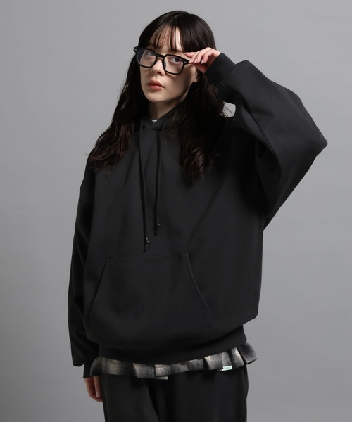 GEORGE'S(ジョージズ)の「カットダンボールパーカー(パーカー・メンズ・ブラック/杢グレー・MEDIUM/LARGE)」の8枚目の写真