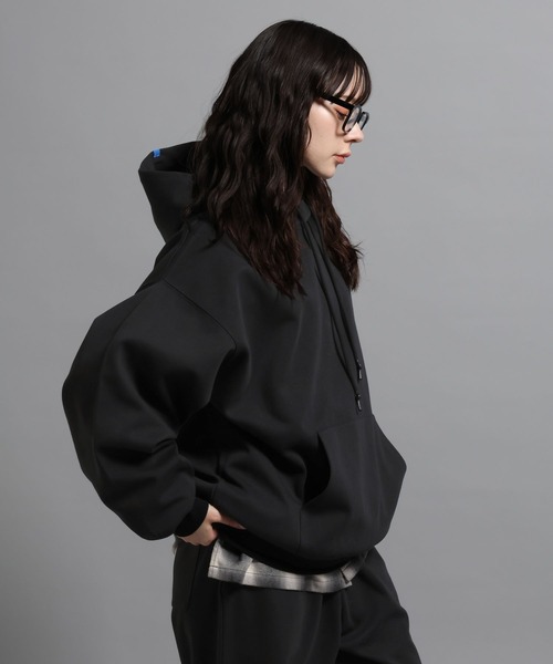 GEORGE'S(ジョージズ)の「カットダンボールパーカー(パーカー・メンズ・ブラック/杢グレー・MEDIUM/LARGE)」の11枚目の写真