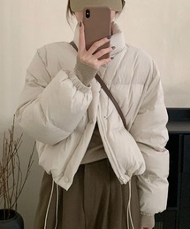 LAFFMO | スタンドカラー中綿ショートジャケット(ダウンジャケット/コート)