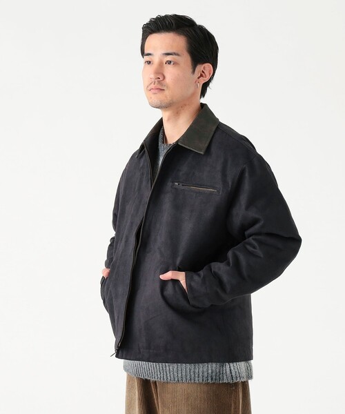 B:MING by BEAMS（ビーミングバイビームス）の「フェイク スエード ブルゾン（ユニセックス）（ブルゾン・メンズ・ブラウン/ブラック・XL/M/L/S）」の4枚目の写真