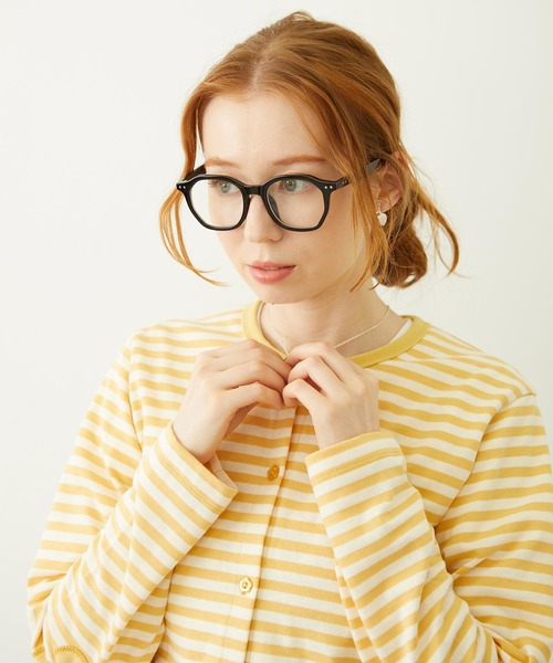 MILKFED.(ミルクフェド)の「MILKFED. LOGO WELLINGTON SUNGLASSES(サングラス・レディース・クリア/ブラック/ブラウン・ONE SIZE)」の14枚目の写真