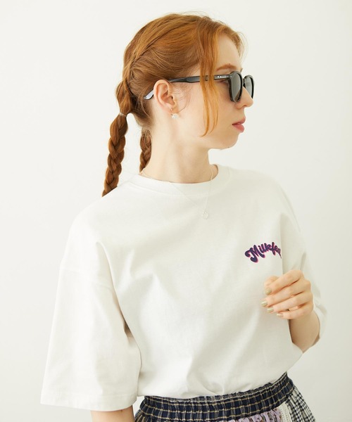 MILKFED.(ミルクフェド)の「MILKFED. LOGO WELLINGTON SUNGLASSES(サングラス・レディース・クリア/ブラック/ブラウン・ONE SIZE)」の15枚目の写真