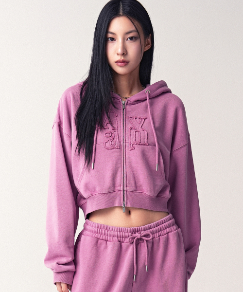 AVANDRESS（アバンドレス ）の「Aa Raw Crop Hood Zip-up_2Colors（パーカー・レディース・ブラック/PINK・SMALL/MEDIUM）」の4枚目の写真