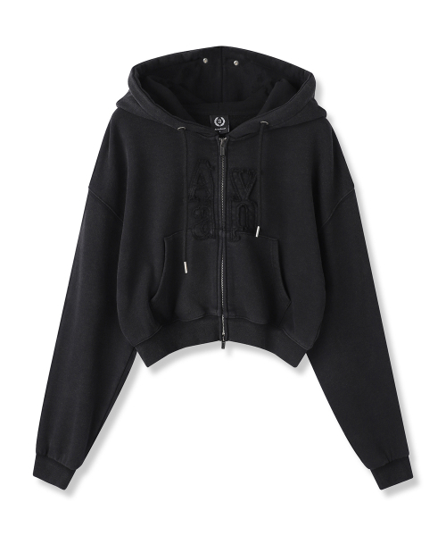 AVANDRESS（アバンドレス ）の「Aa Raw Crop Hood Zip-up_2Colors（パーカー・レディース・ブラック/PINK・SMALL/MEDIUM）」の5枚目の写真