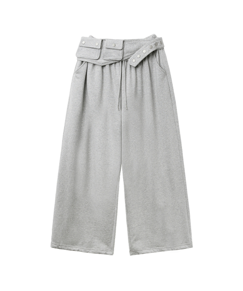 RENSE（レンセ）の「Belt Sweatpants Set Melange Gray（スウェットパンツ・レディース・その他・OS）」の3枚目の写真