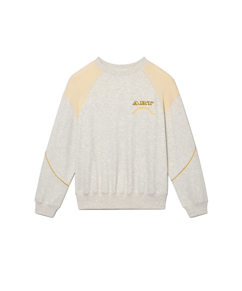 Art School Pullover UNISEX Melange Oatmeal Cream（スウェット