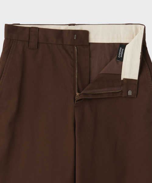 MUSINSA STANDARD（ムシンサスタンダード）の「ソリッドCPワイドチノパンツ[バロックブラウン]（その他パンツ・メンズ・その他・26/27/28/29/30/31/32/33/34/36/38/40/42）」の8枚目の写真