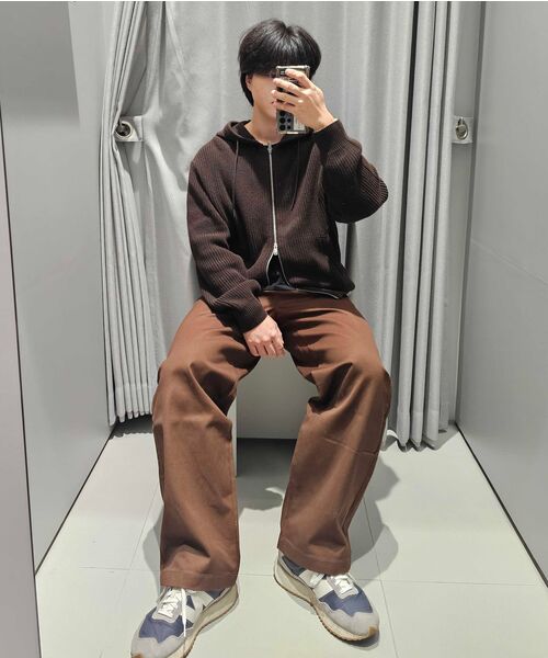 MUSINSA STANDARD（ムシンサスタンダード）の「ソリッドCPワイドチノパンツ[バロックブラウン]（その他パンツ・メンズ・その他・26/27/28/29/30/31/32/33/34/36/38/40/42）」の3枚目の写真