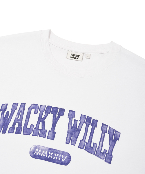 Wacky WiLLy(ワッキーウィリー)の「アーチタイポ半袖Tシャツホワイト(Tシャツ/カットソー・レディース・その他・SMALL/MEDIUM/LARGE/X-LARGE)」の4枚目の写真