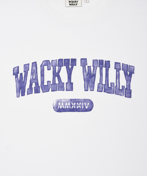Wacky WiLLy(ワッキーウィリー)の「アーチタイポ半袖Tシャツホワイト(Tシャツ/カットソー・レディース・その他・SMALL/MEDIUM/LARGE/X-LARGE)」の5枚目の写真